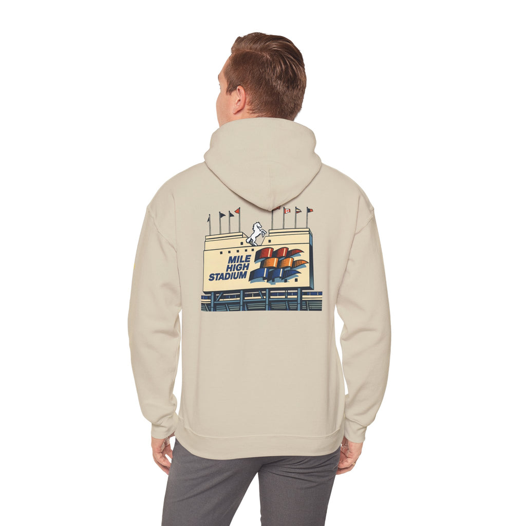 MILE HIGH STADIUM | Unisex Heavy Blend™ Hooded Sweatshirt