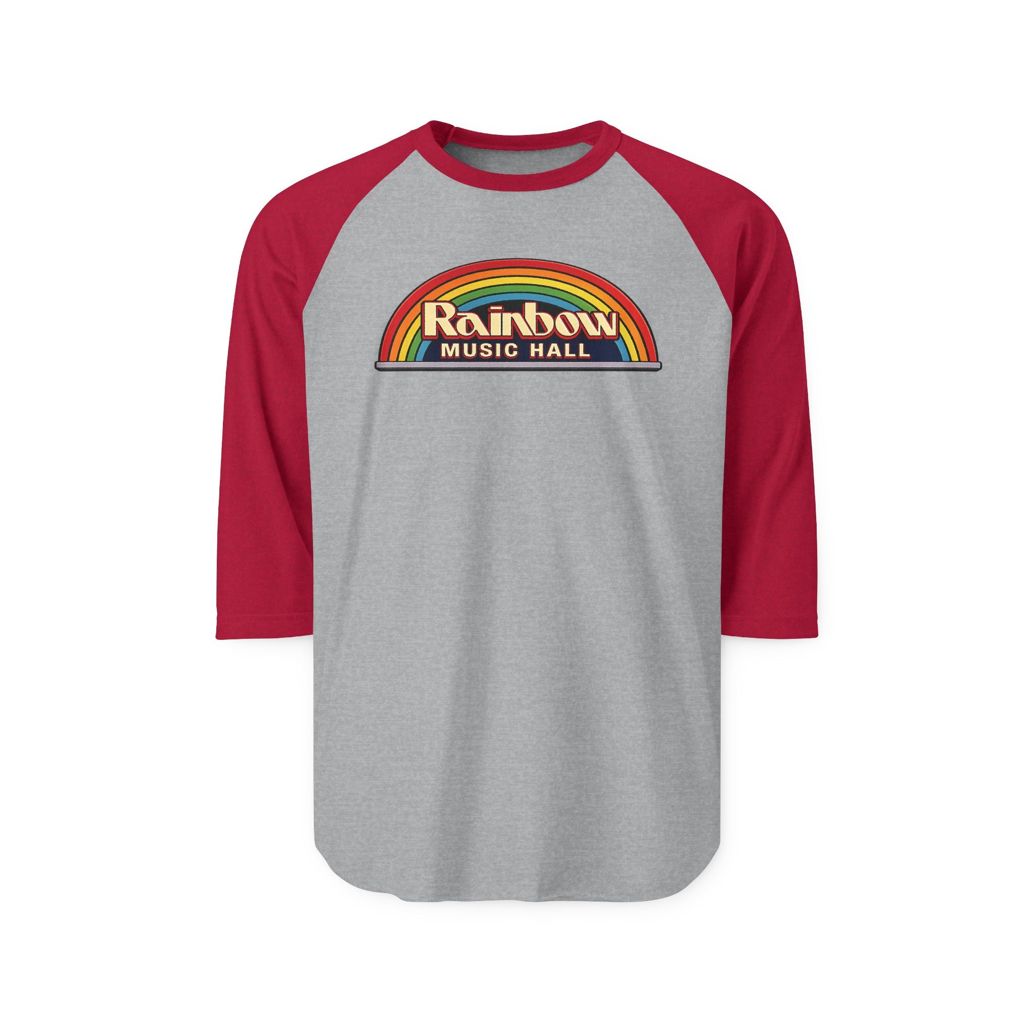 RAINBOW MUSIC HALL | Retro Baseball Tee