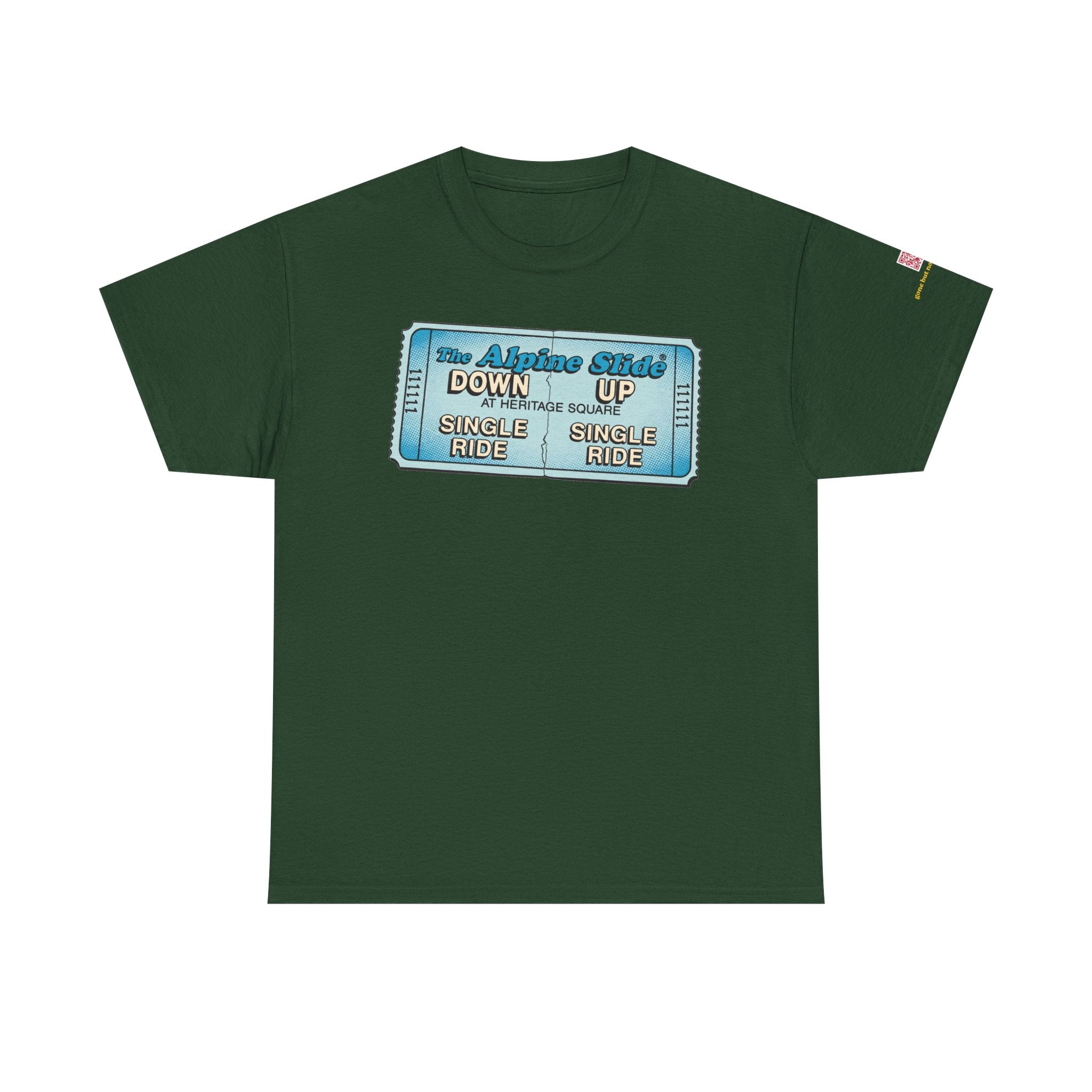 Alpine Slide comic style design- vintage Denver gear