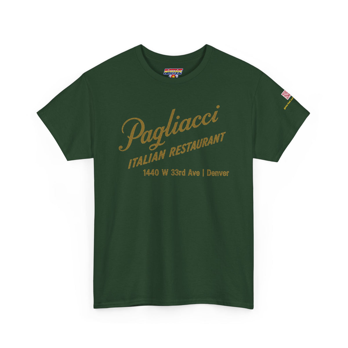 Pagliacci Italian restaurant - vintage Denver gear