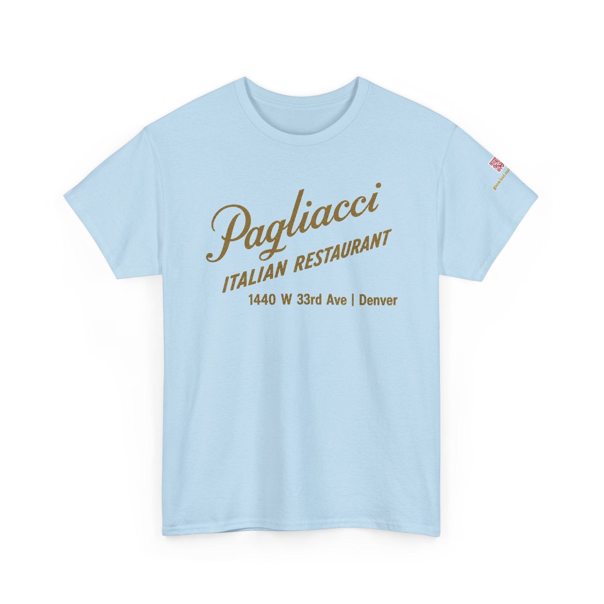 Pagliacci Italian restaurant - vintage Denver gear
