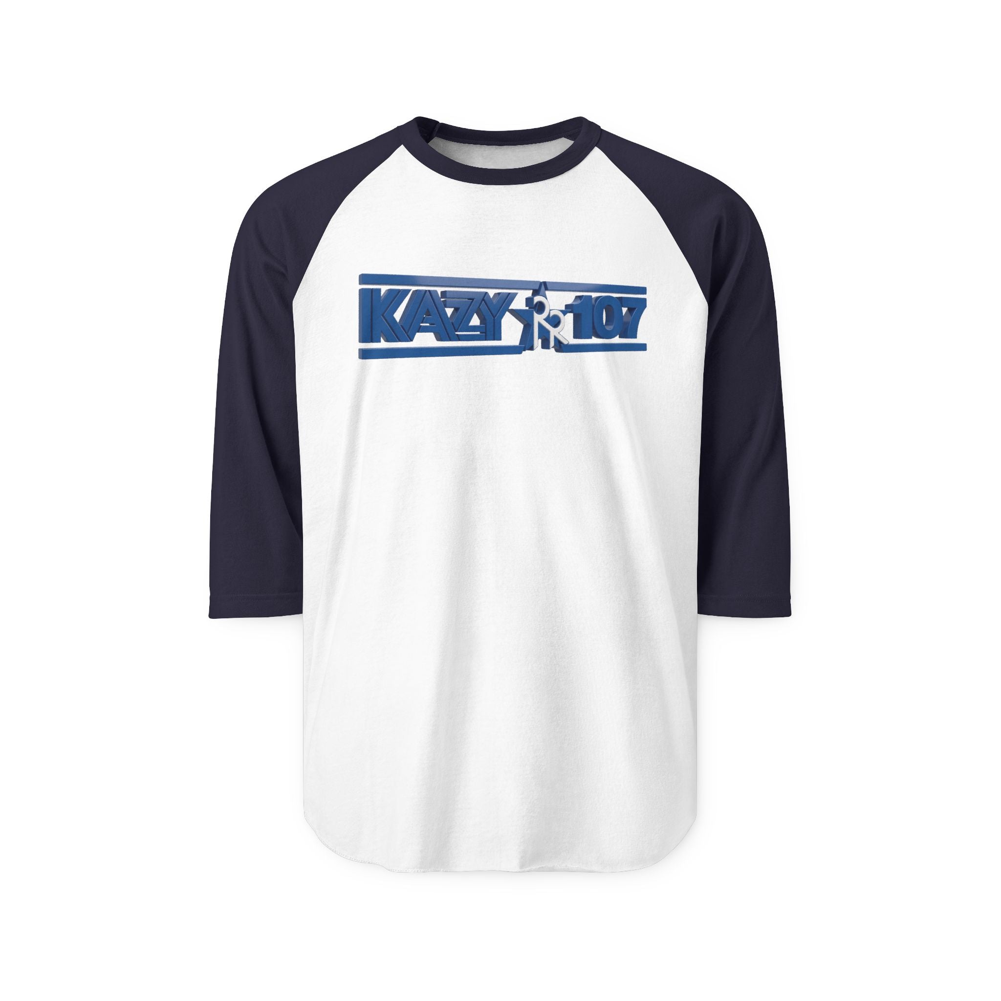 107FM KAZY | Retro Baseball Tee