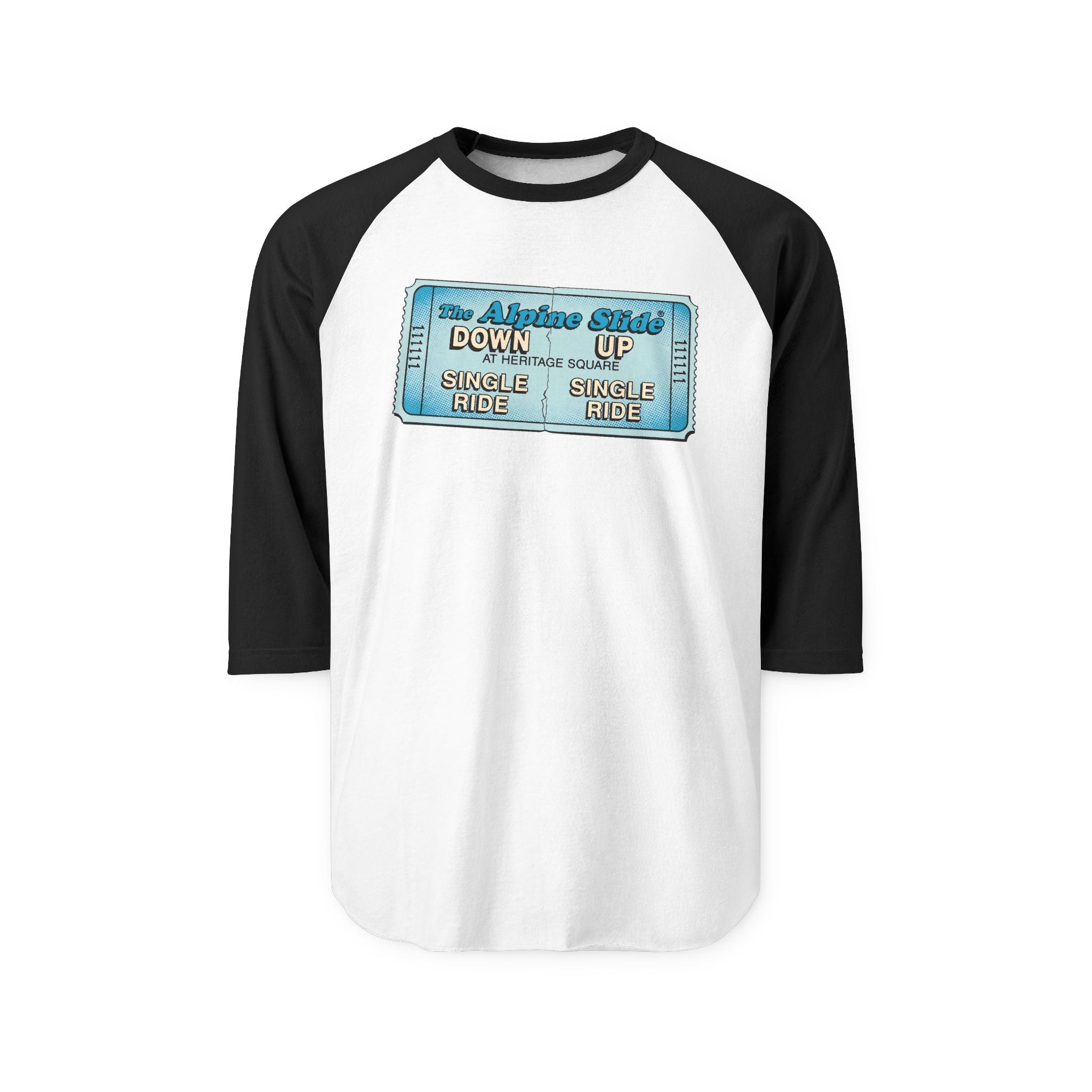 Alpine Slide at Heritage Square | Retro Baseball Tee