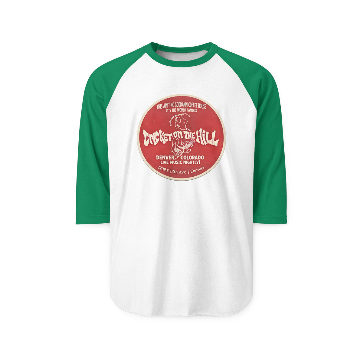 CRICKET ON THE HILL | Retro Baseball Tee