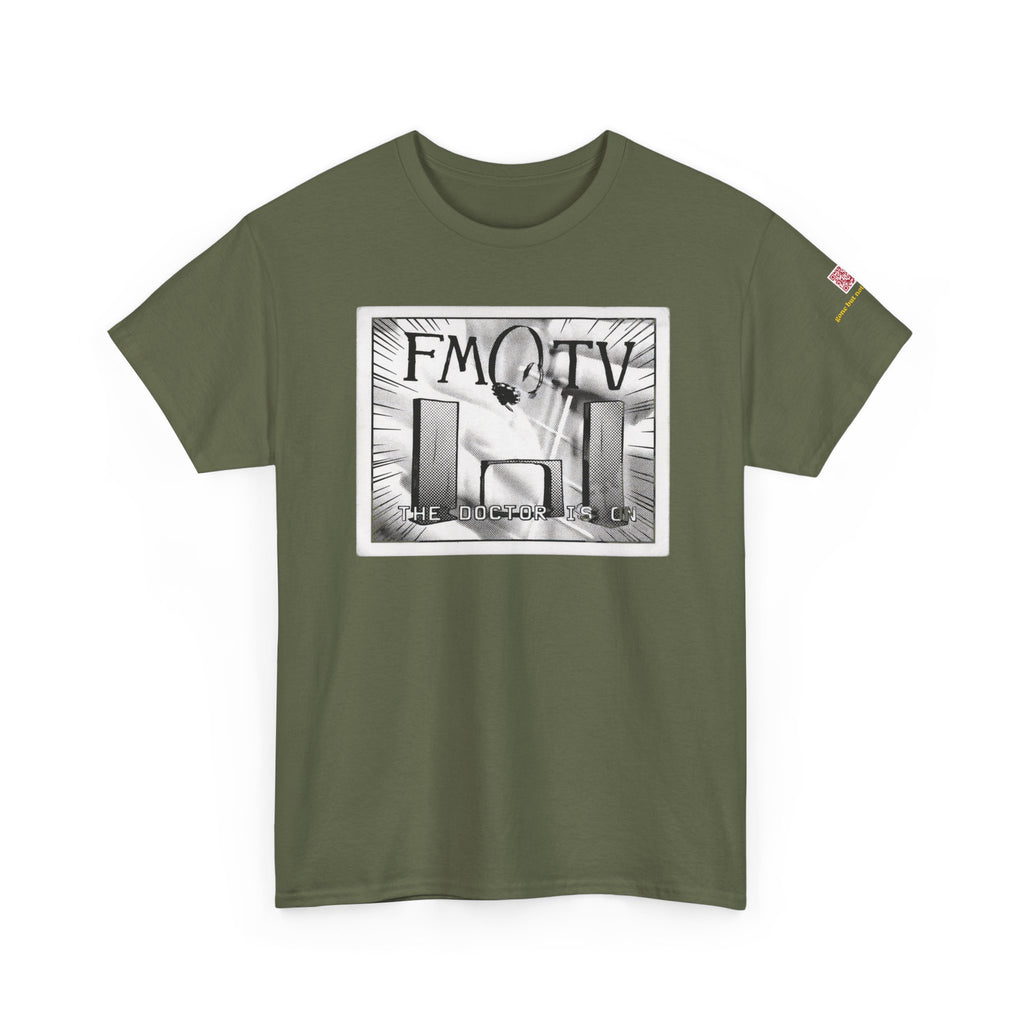 FM/TV (B/W comic style) - vintage Denver gear