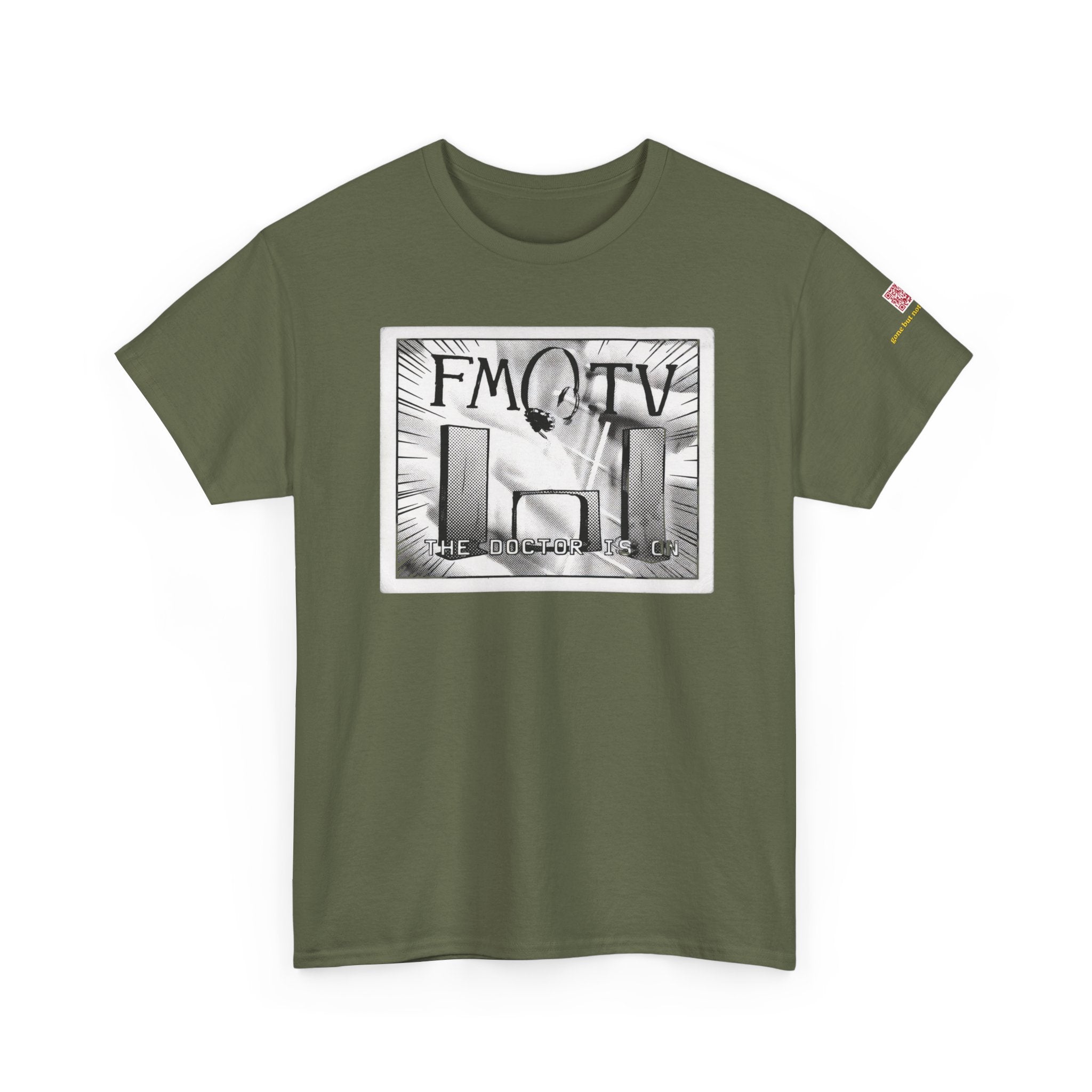 FM/TV (B/W comic style) - vintage Denver gear