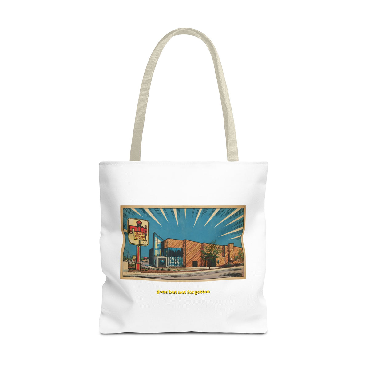 Organ Grinder (comic style) Tote