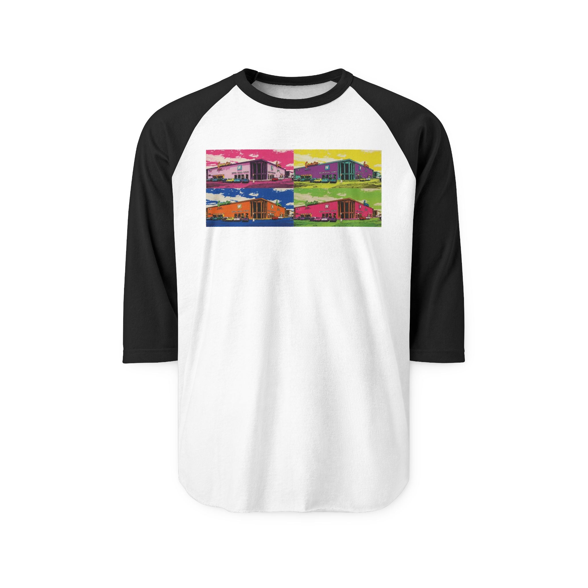 CINDERELLA CITY MALL COLLAGE | Retro Baseball Tee