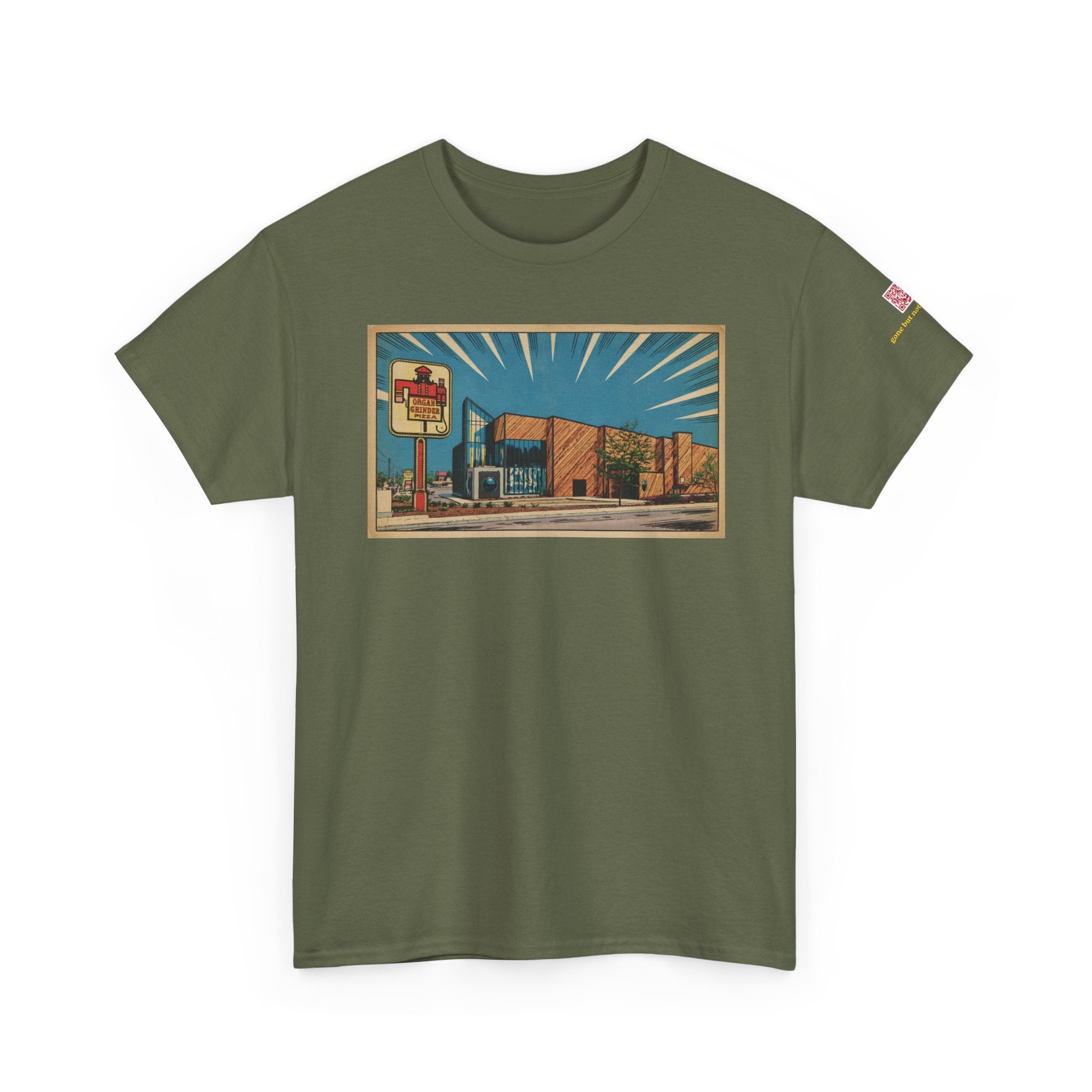 Organ Grinder comic style - vintage Denver gear