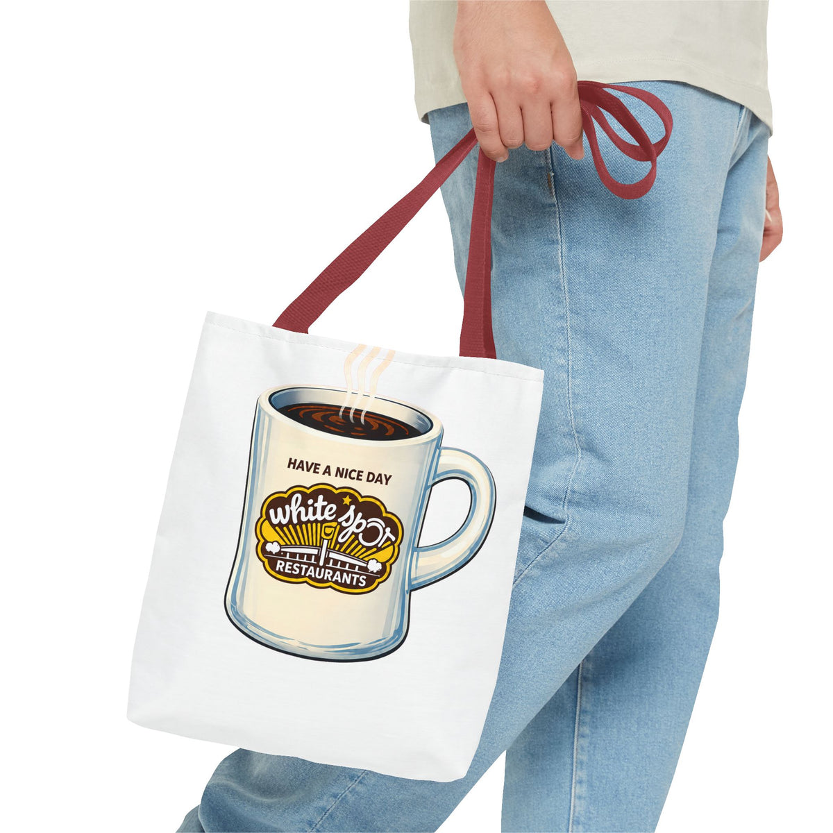White Spot Mug Tote