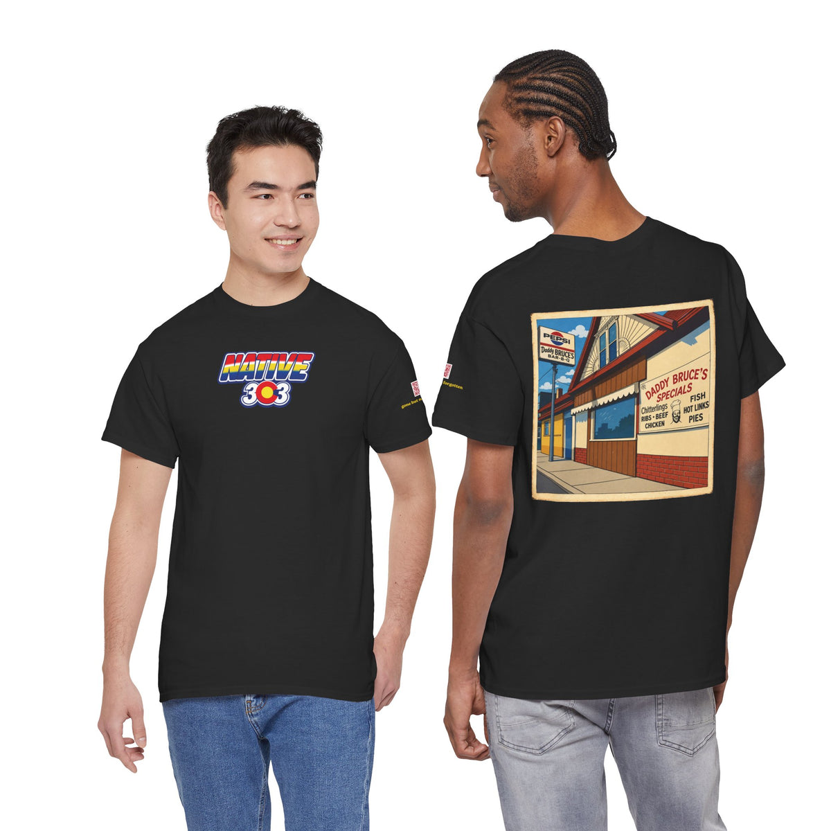DADDY BRUCE'S BBQ - vintage Metro Denver gear