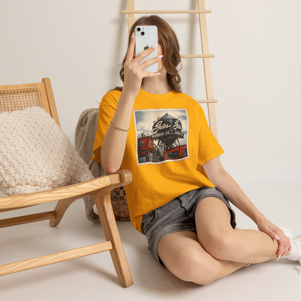 Gates Rubber Company water tower - vintage Denver gear