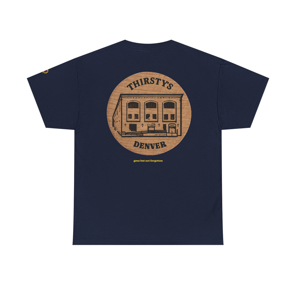 THIRSTY'S token - vintage Denver gear