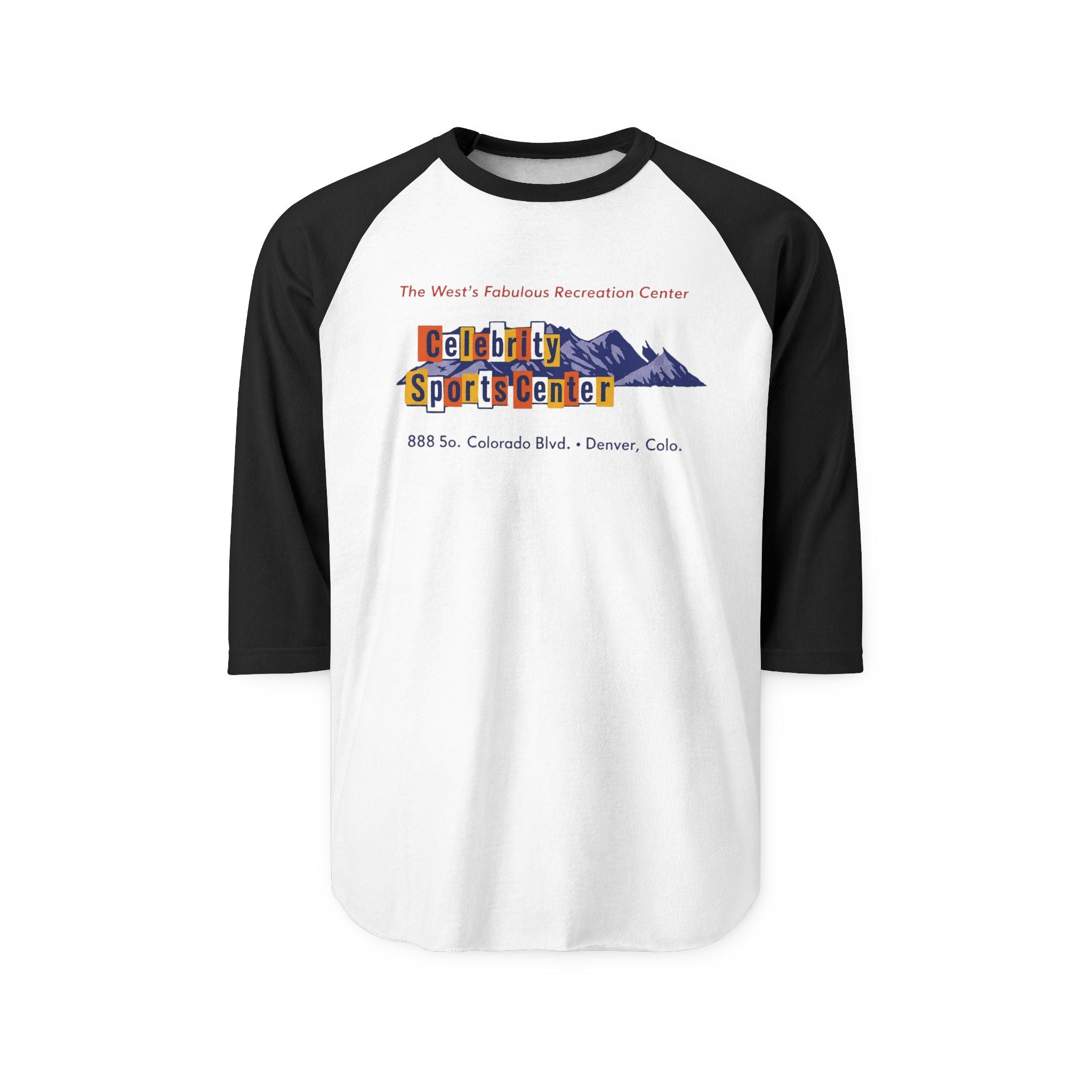 CELEBRITY SPORTS CENTER | Retro Baseball Tee