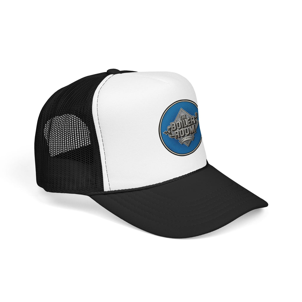 Boiler Room Trucker Hat — Vintage Sailboat Foam Cap