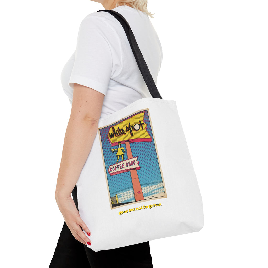 White Spot sign Tote