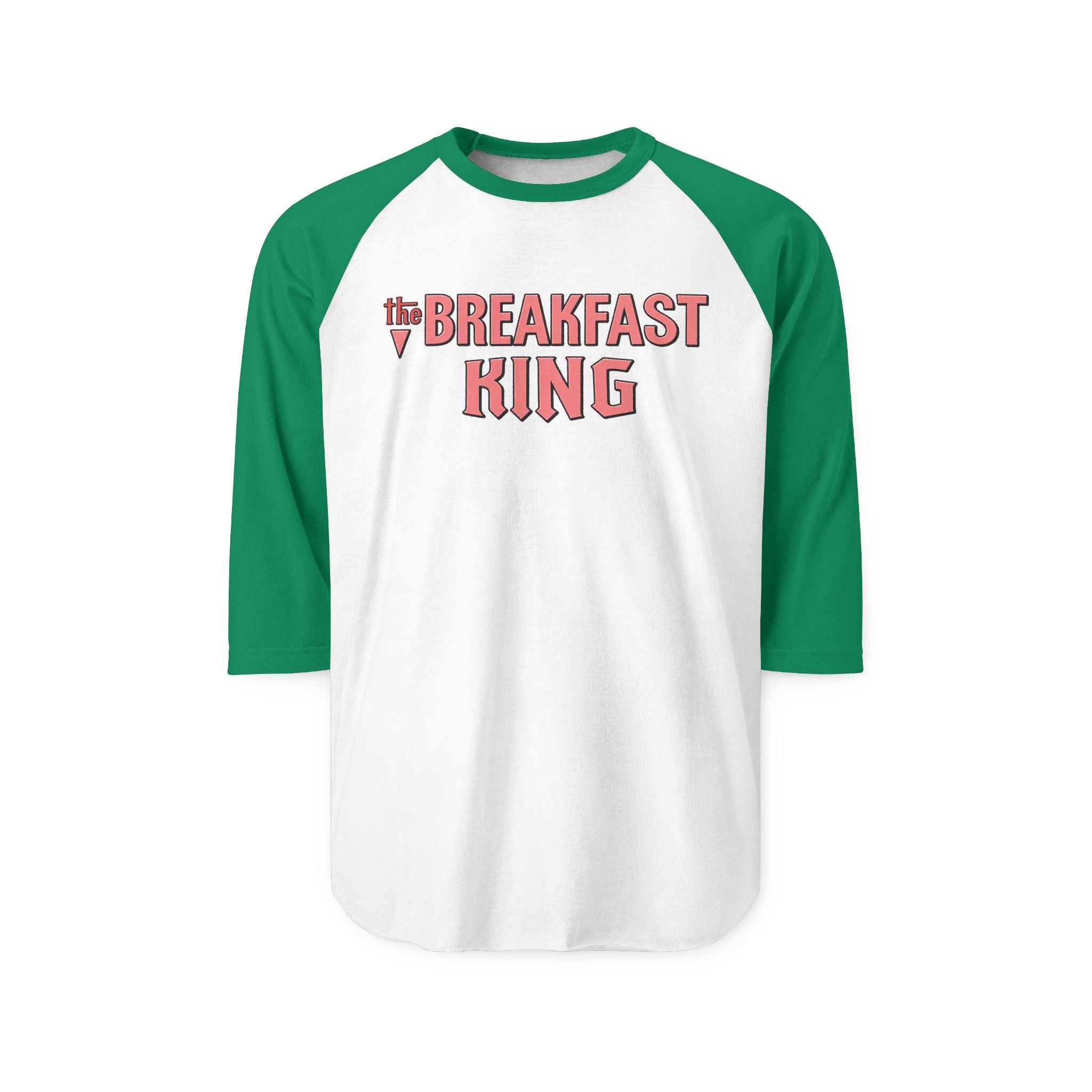 BREAKFAST KING | Retro Baseball Tee