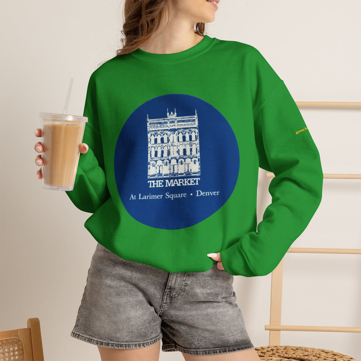 The Market - blue coaster | Native303 Sweatshirt