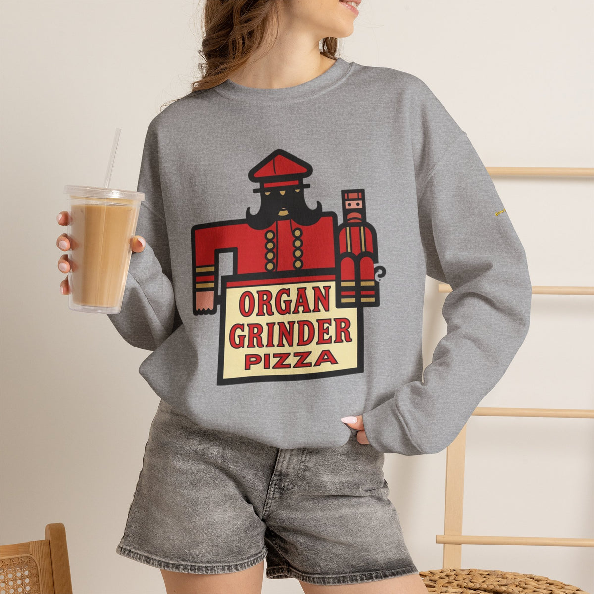 Organ Grinder - comics style | Native303 Sweatshirt