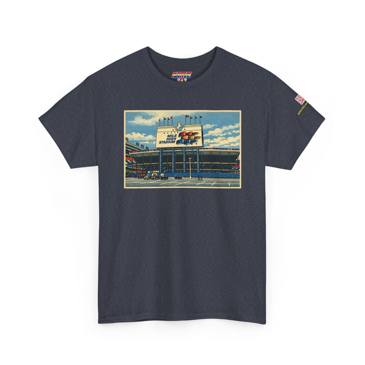 Mile High Stadium - retro pop-art imagining - vintage Denver gear