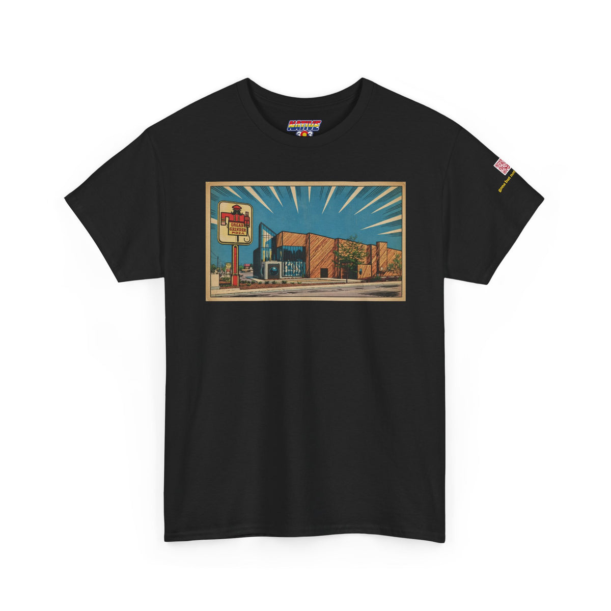 Organ Grinder comic style - vintage Denver gear