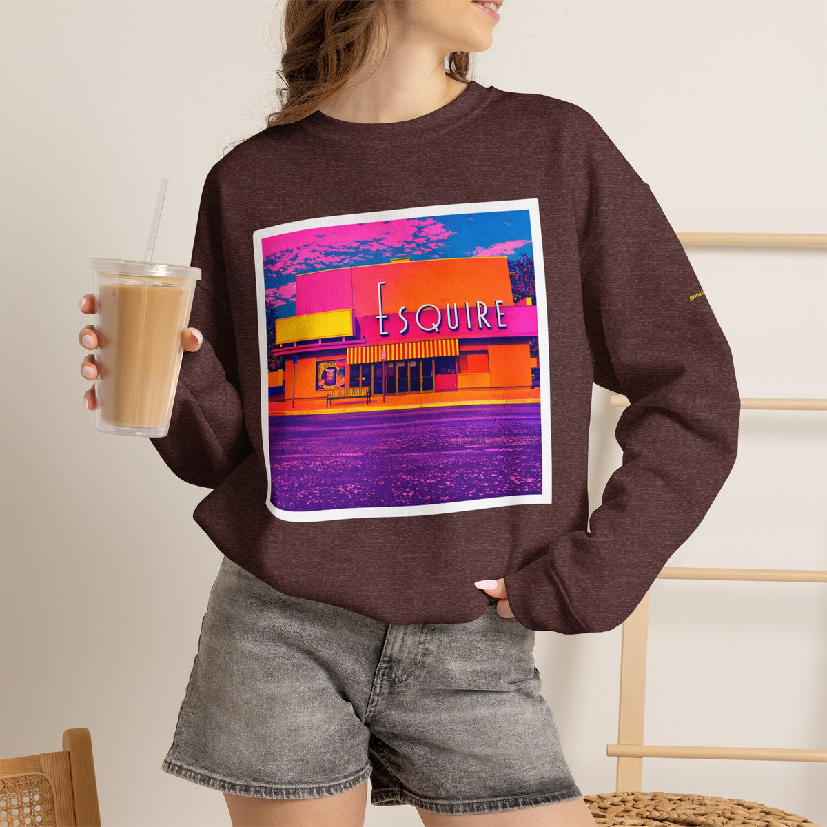 Esquire Theater (pop-art style)| Native303 Sweatshirt