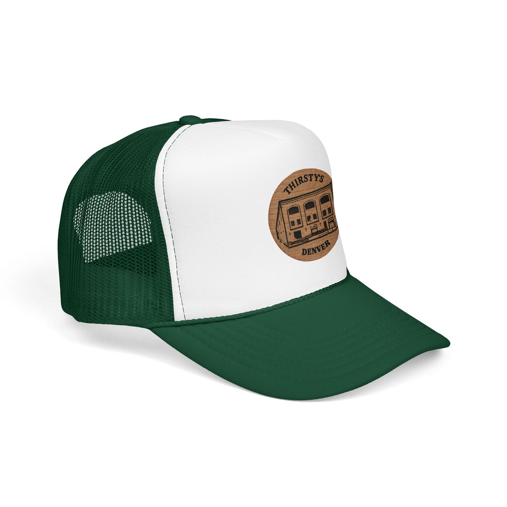 Thirsty's Token Trucker Hat — Vintage Sailboat Foam Cap