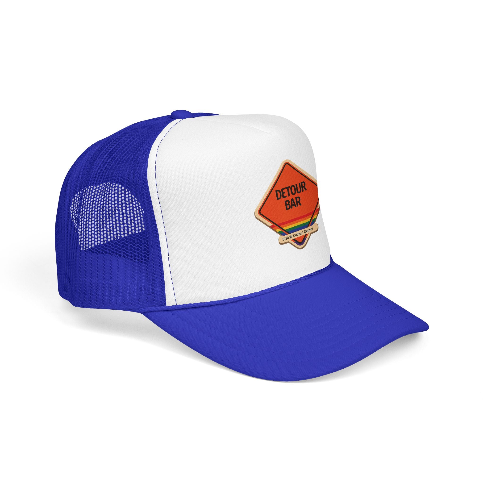 Detour Bar Trucker Hat — Vintage Sailboat Foam Cap