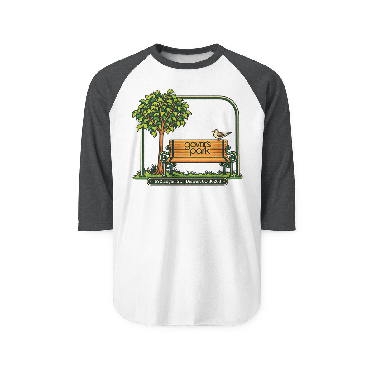 GOVNRS PARK | Retro Baseball Tee