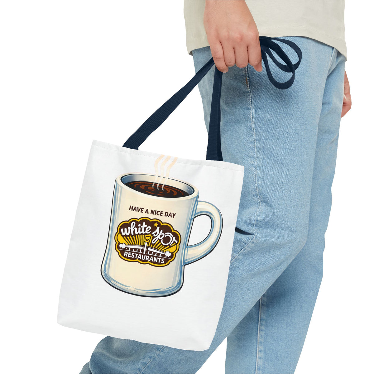 White Spot Mug Tote