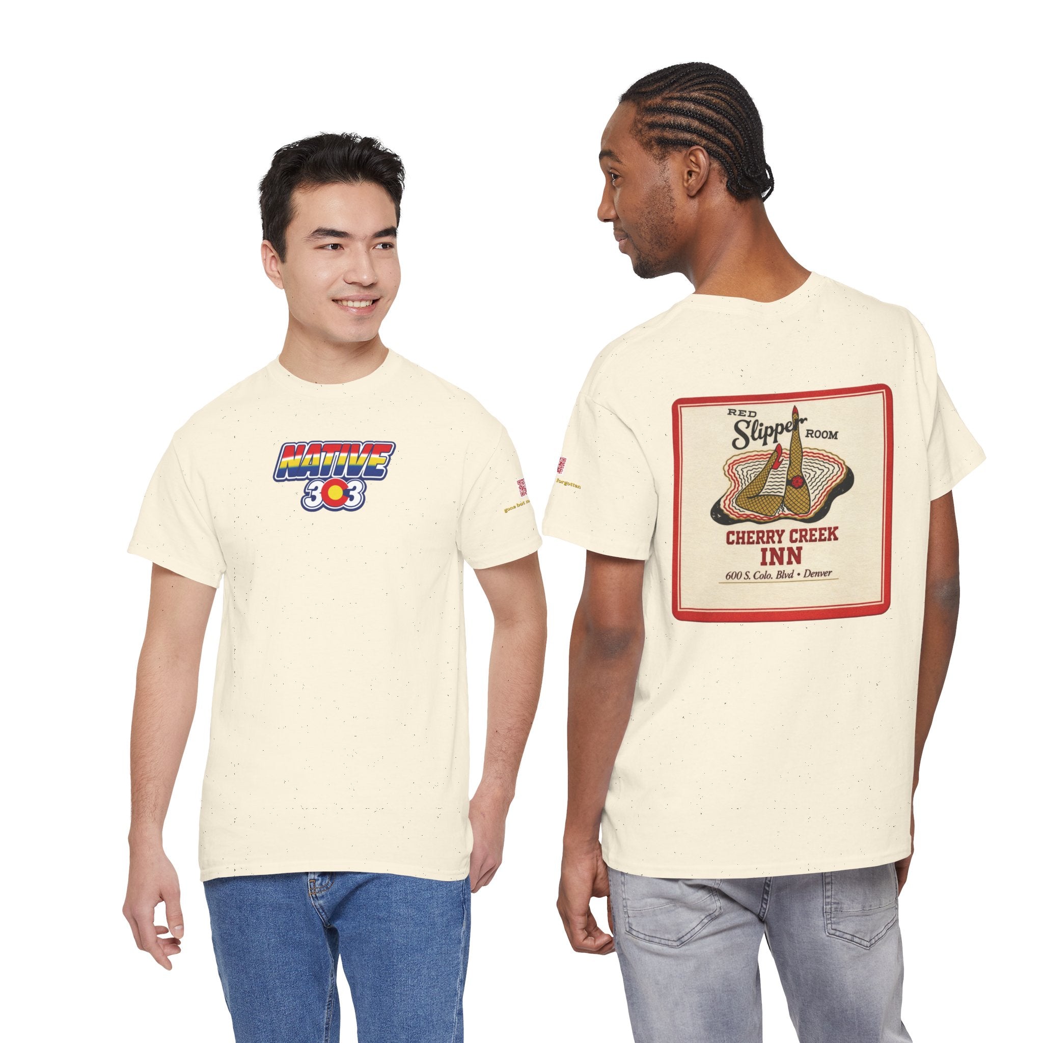 CHERRY CREEK INN - RED SLIPPER - vintage Denver gear