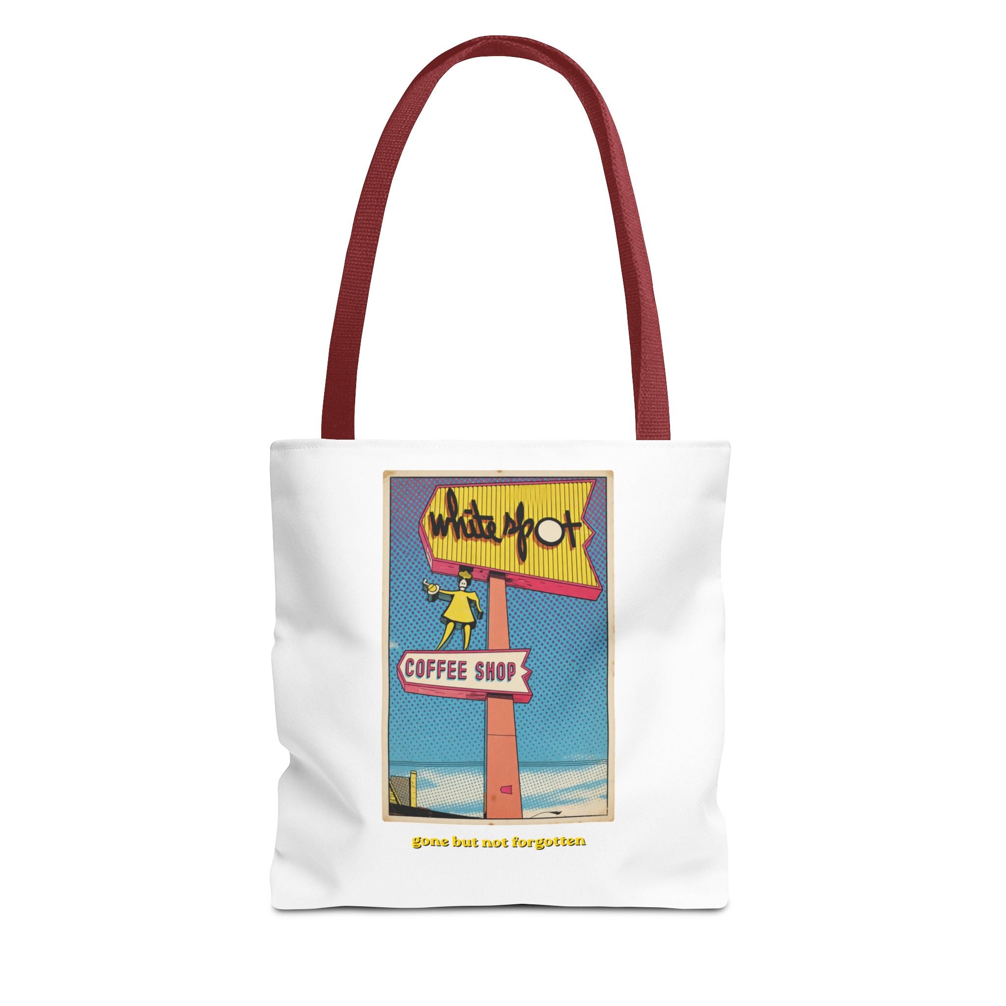 White Spot sign Tote