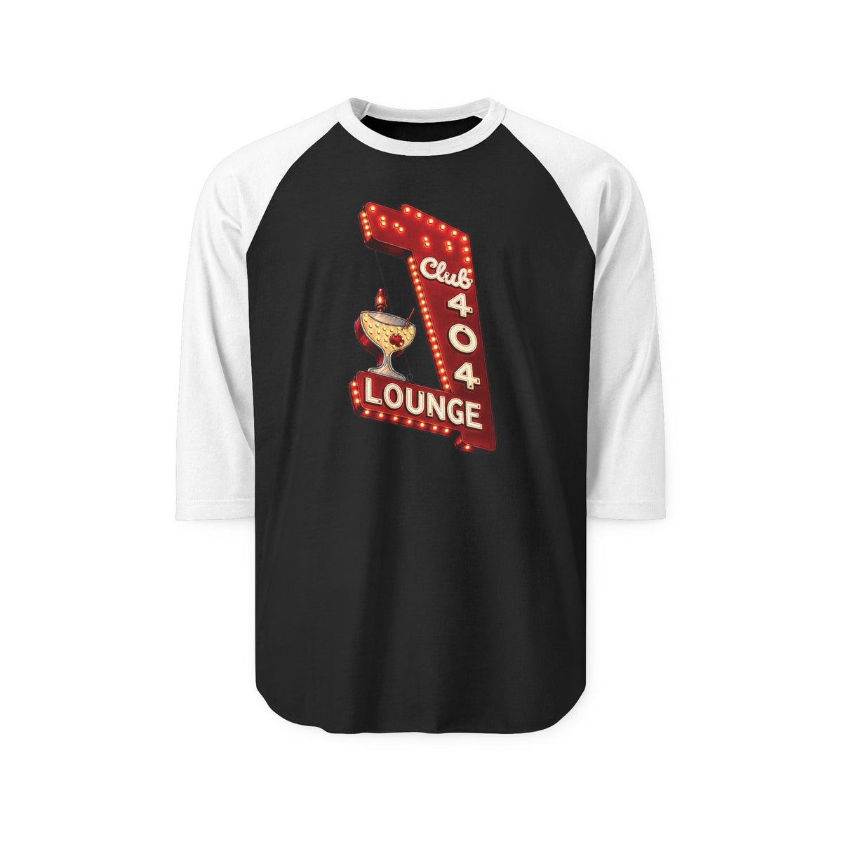 CLUB 404 LOUNGE | Retro Baseball Tee