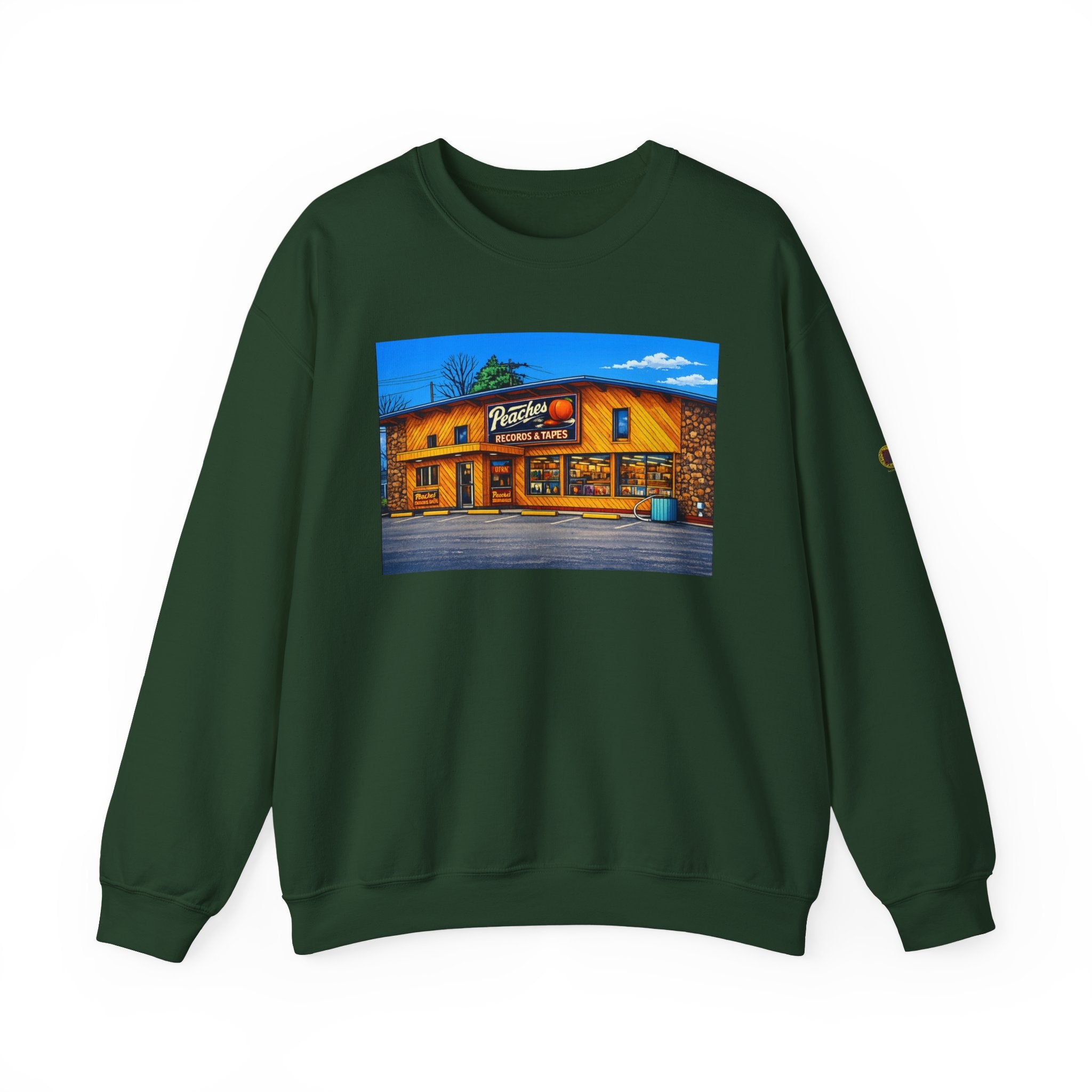 Peaches Records and Tapes (comic style)| Native303 Sweatshirt