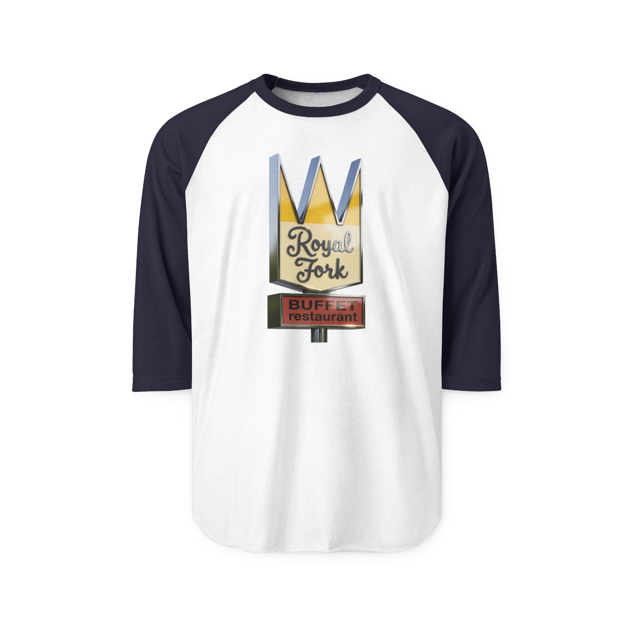 ROYAL FORK Restaurant| Retro Baseball Tee