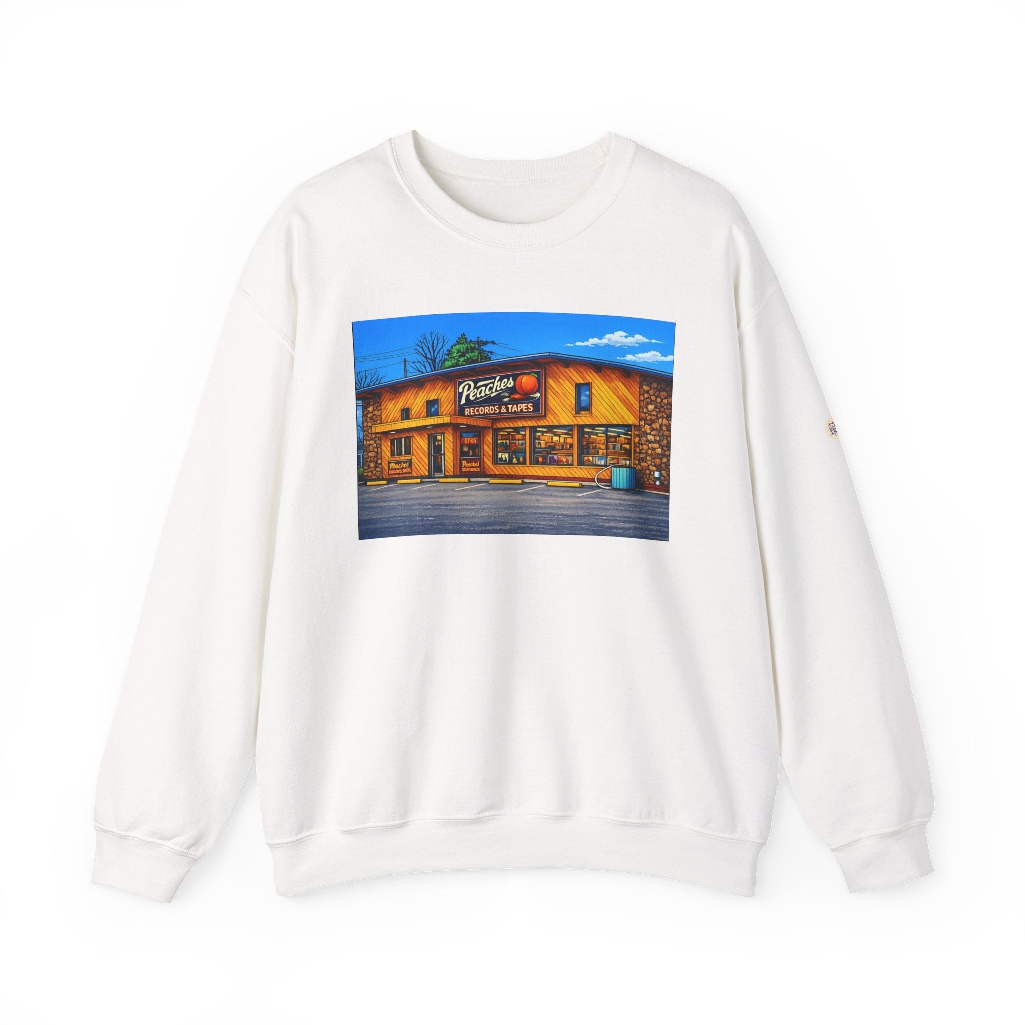 Peaches Records and Tapes (comic style)| Native303 Sweatshirt