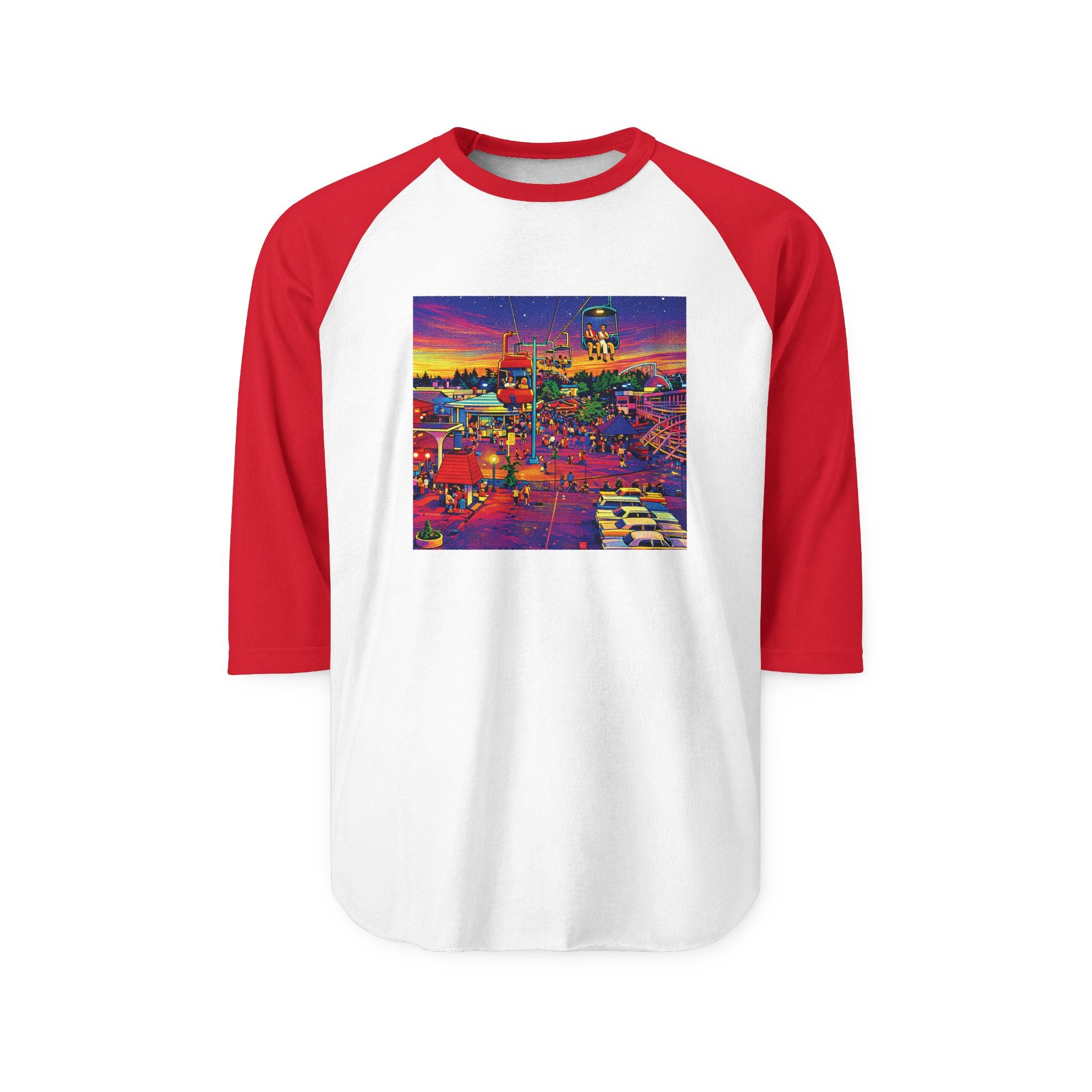 ELITCH GARDENS NEON POP ART | Retro Baseball Tee