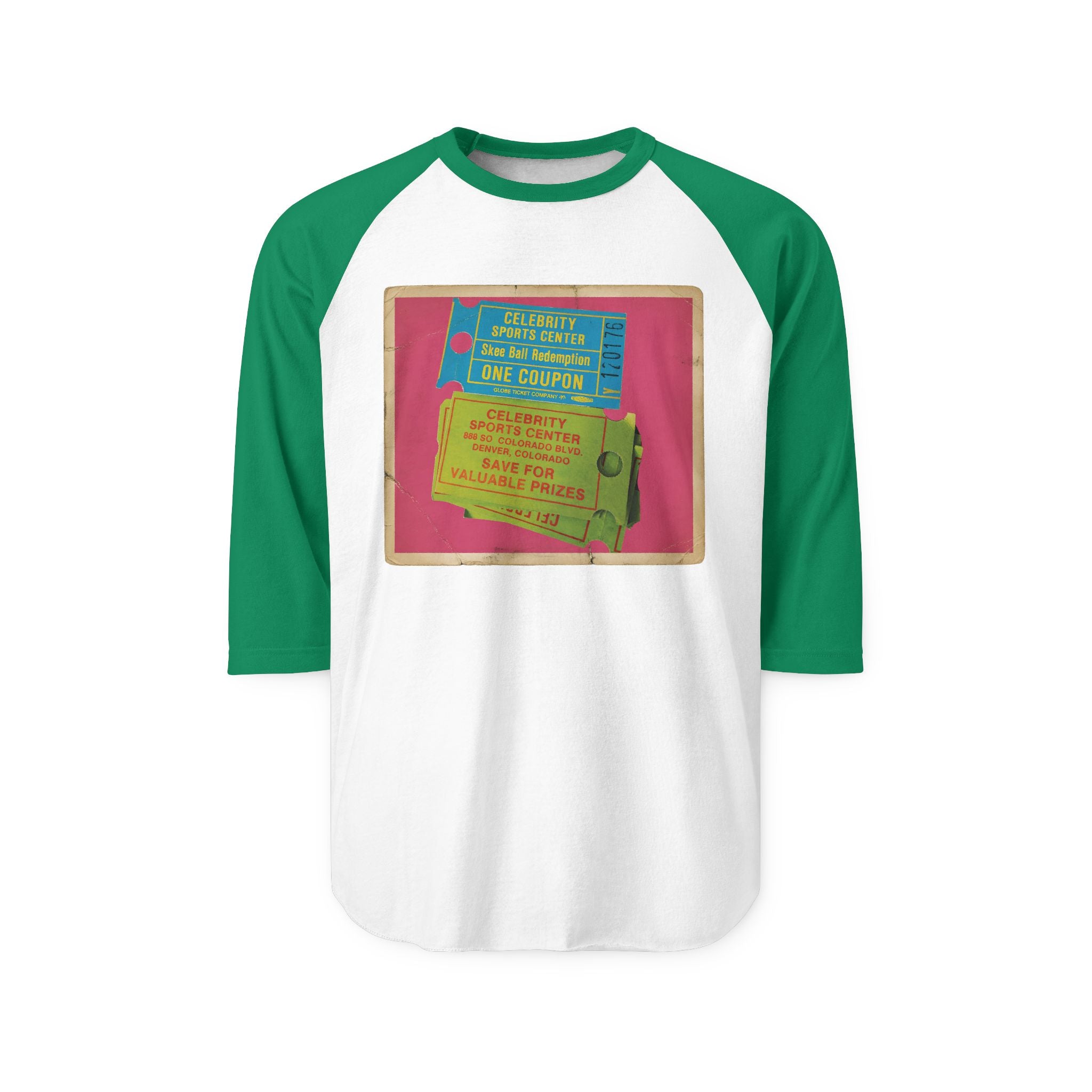 Celebrity Skee-ball tickets | Retro Baseball Tee