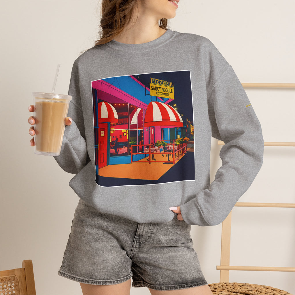 Saucy Noodle pop art comics style  | Native303 Sweatshirt