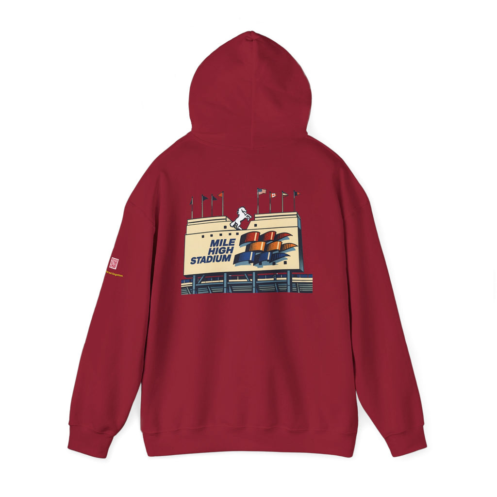 MILE HIGH STADIUM | Unisex Heavy Blend™ Hooded Sweatshirt