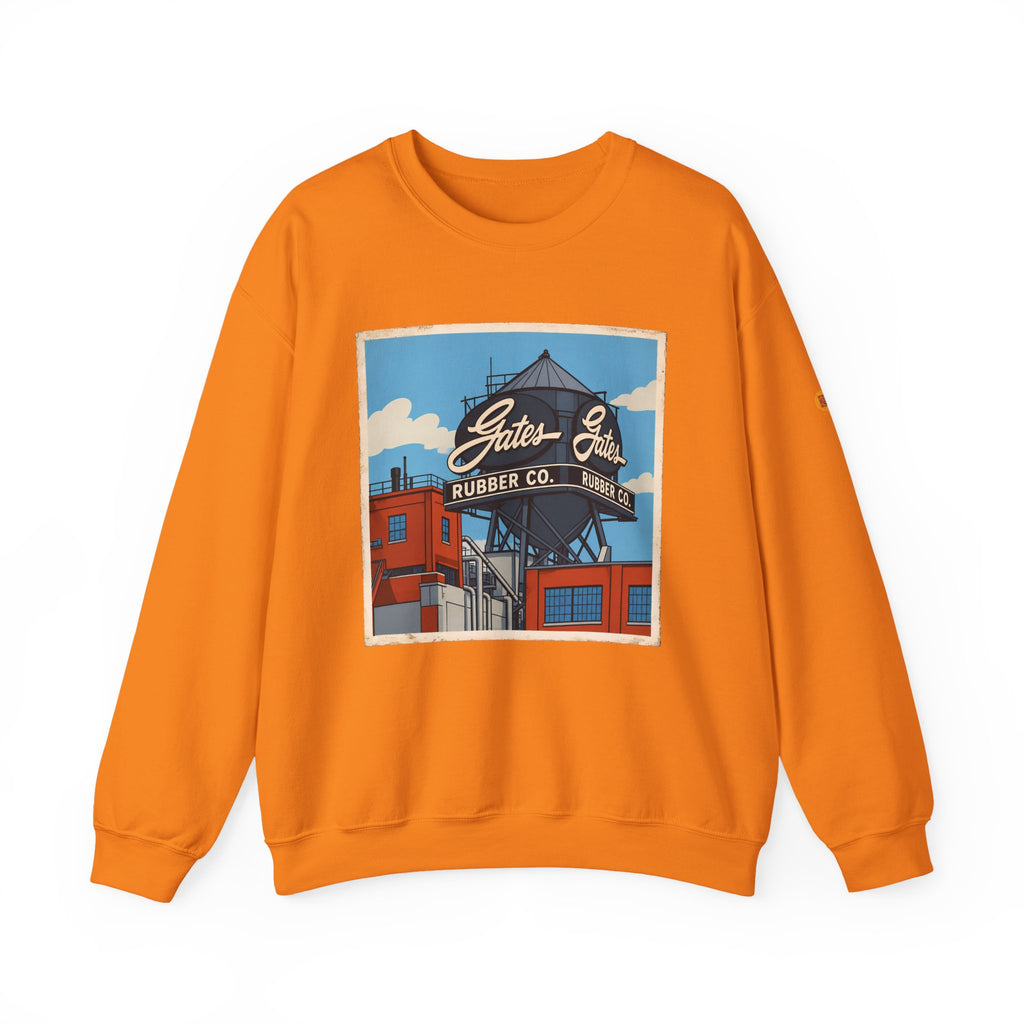 Gate's Rubber Company water tower - cartoon style | Native303 Sweatshirt