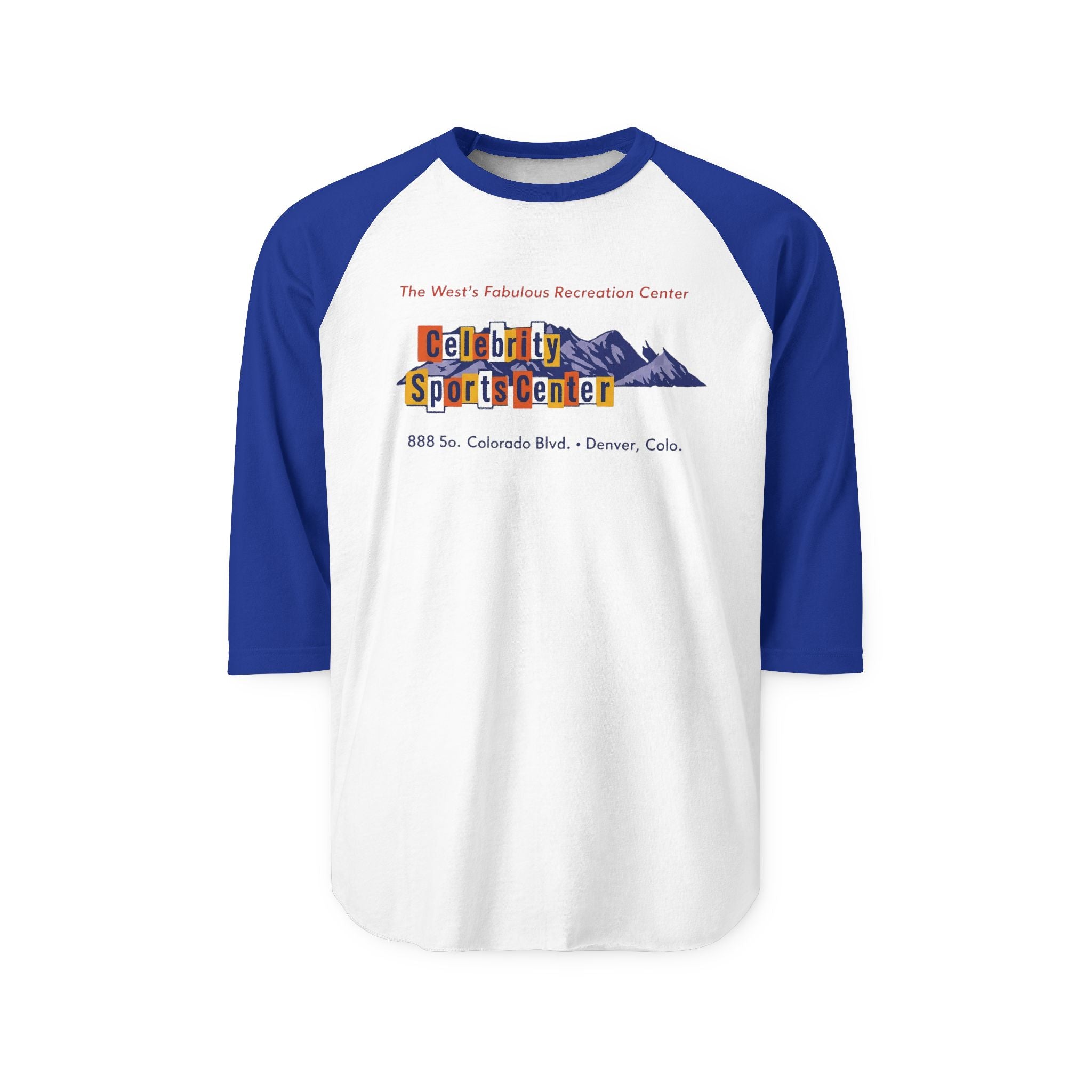 CELEBRITY SPORTS CENTER | Retro Baseball Tee