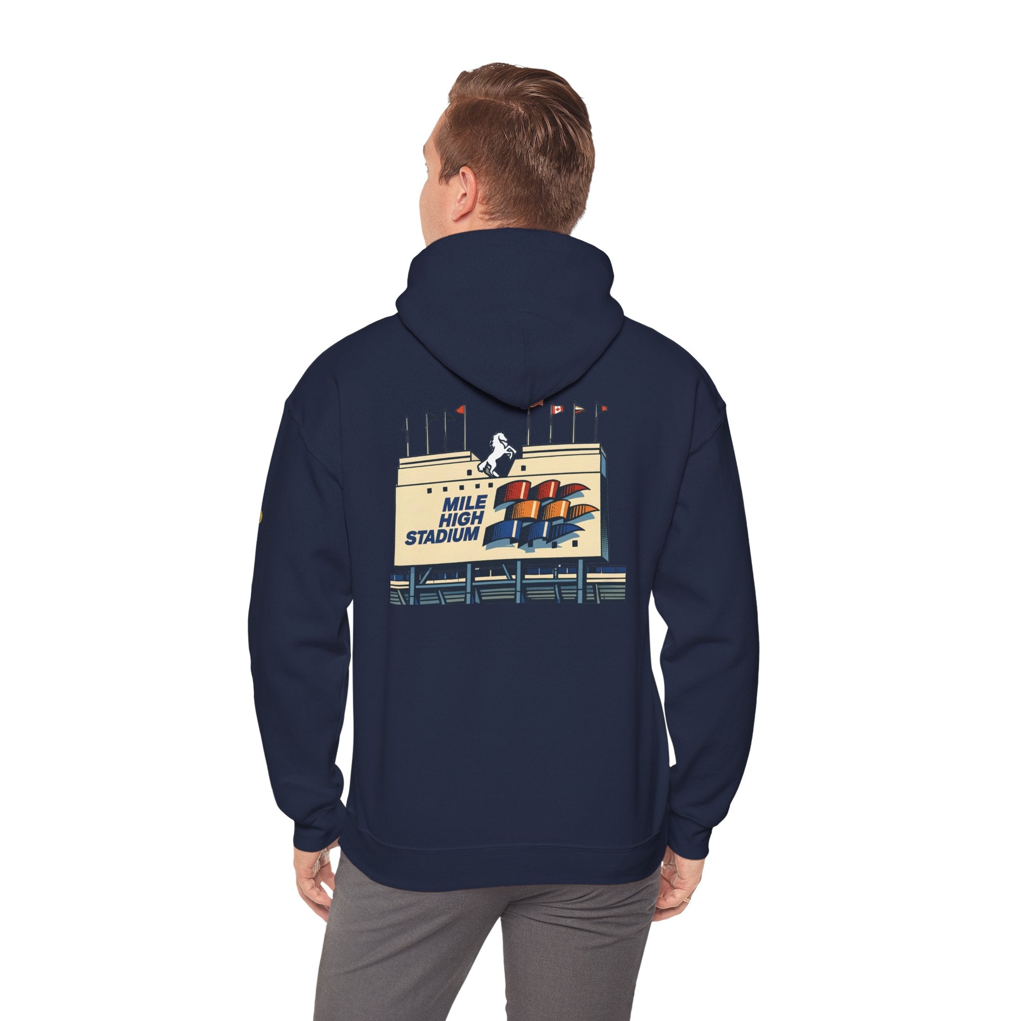 MILE HIGH STADIUM | Unisex Heavy Blend™ Hooded Sweatshirt