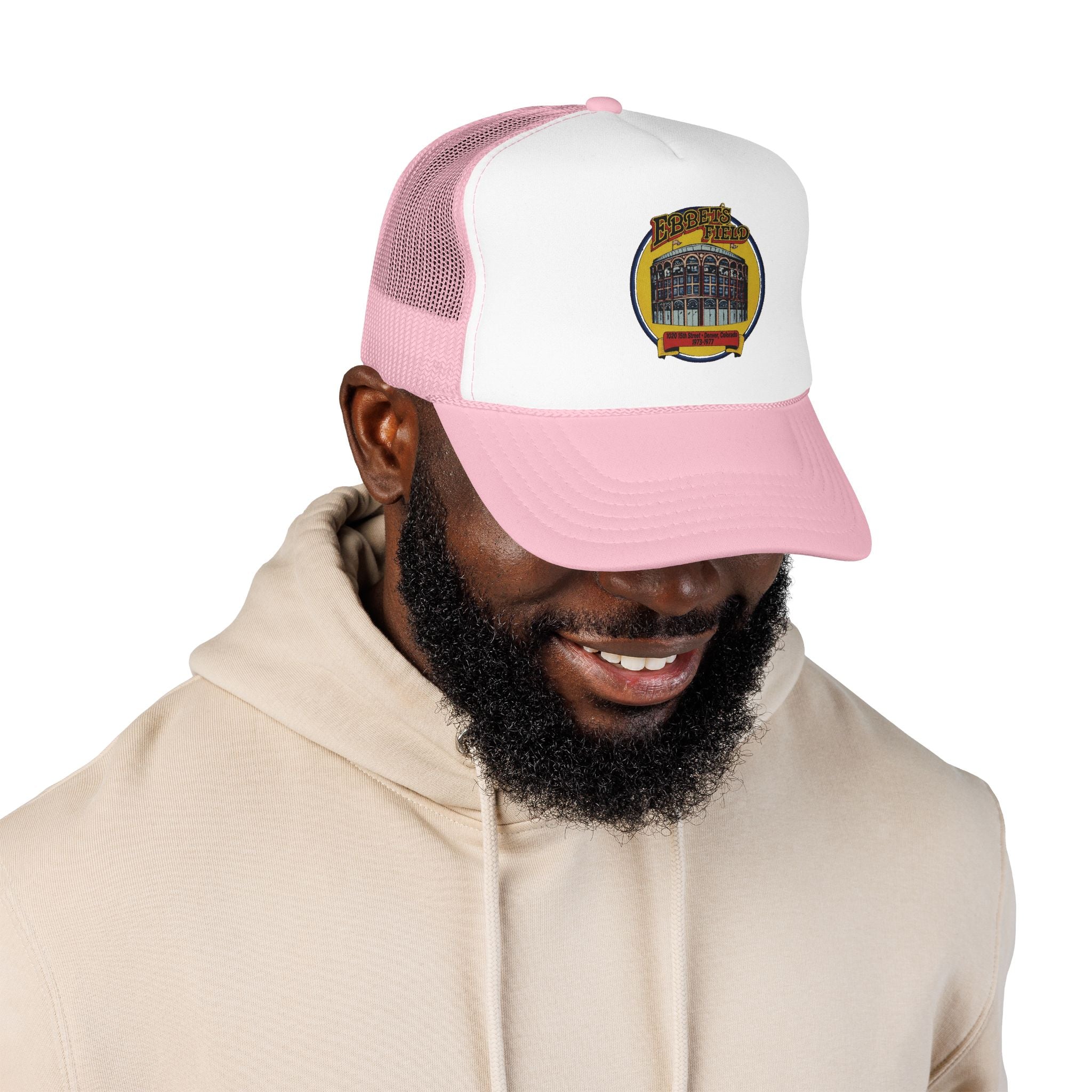 Ebbet's Field Trucker Hat — Vintage Sailboat Foam Cap