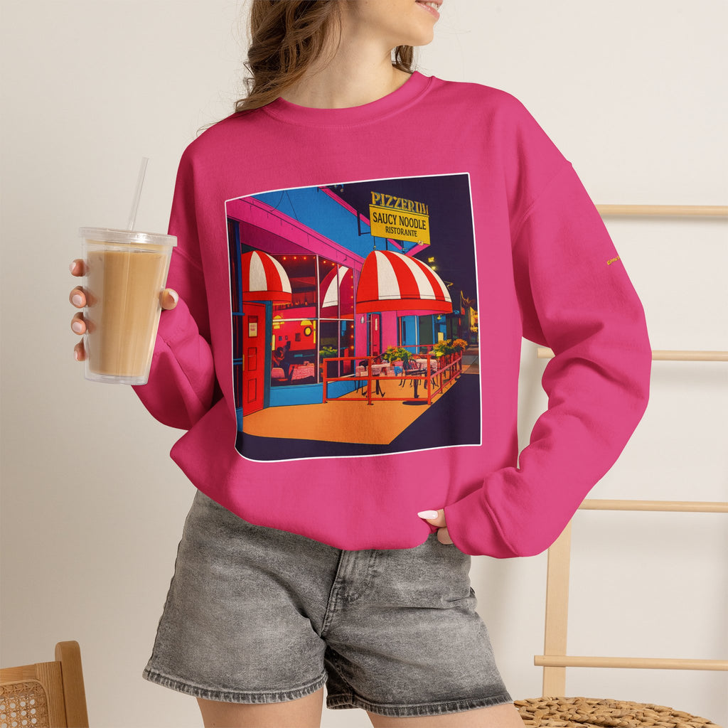 Saucy Noodle pop art comics style  | Native303 Sweatshirt