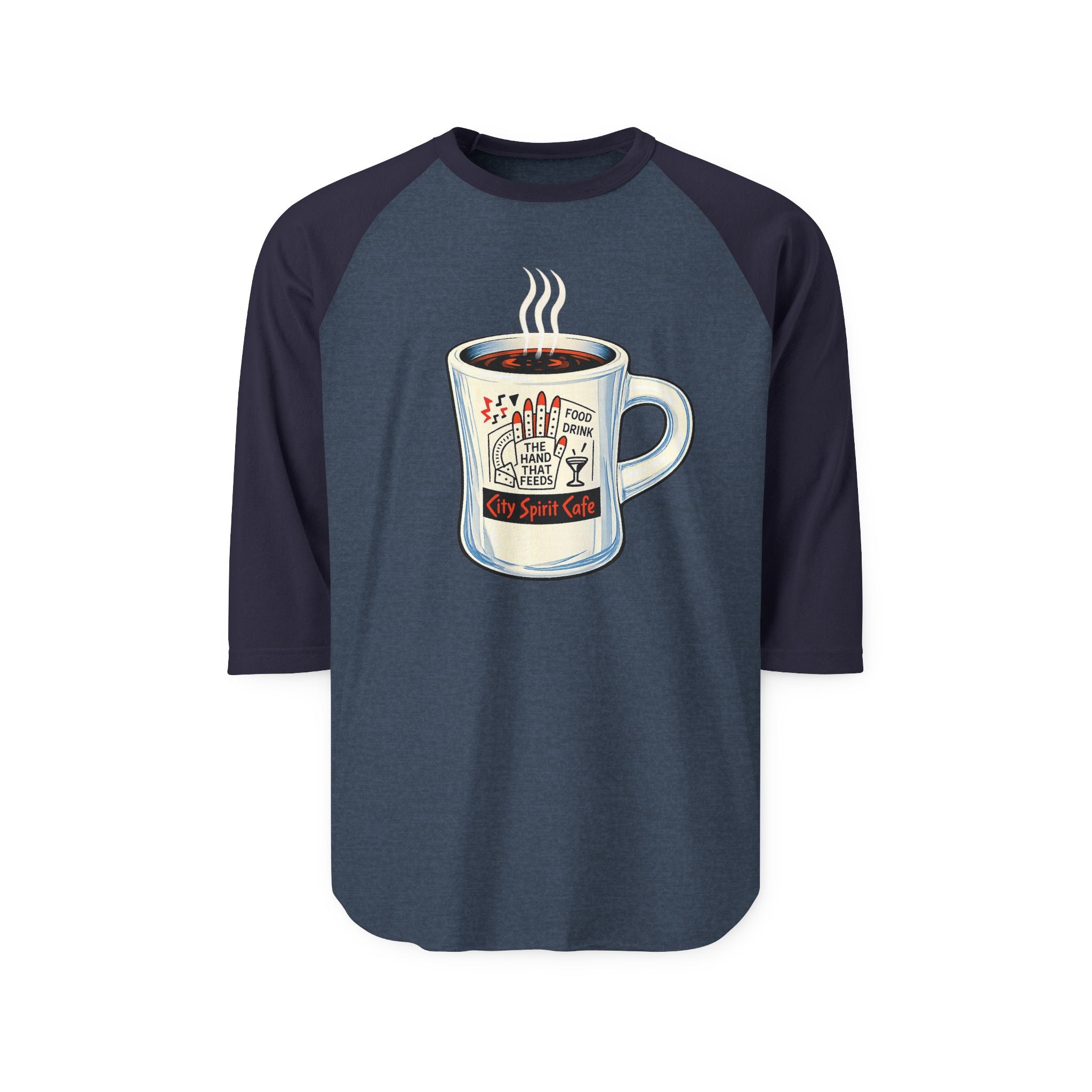 CITY SPIRIT CAFE | Retro Baseball Tee