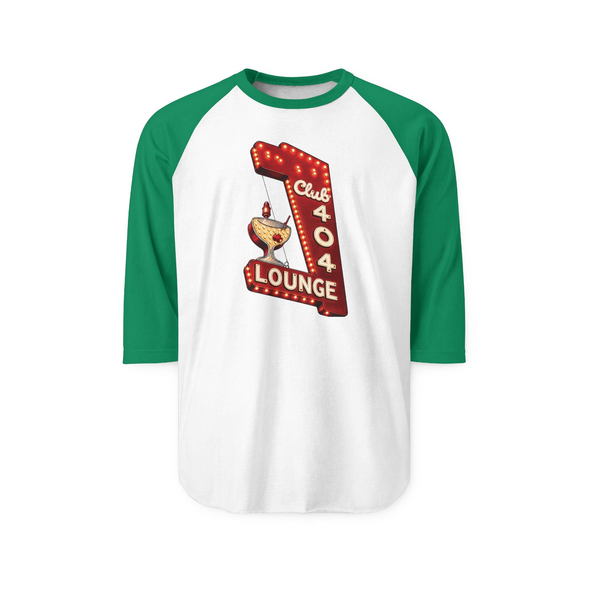 CLUB 404 LOUNGE | Retro Baseball Tee