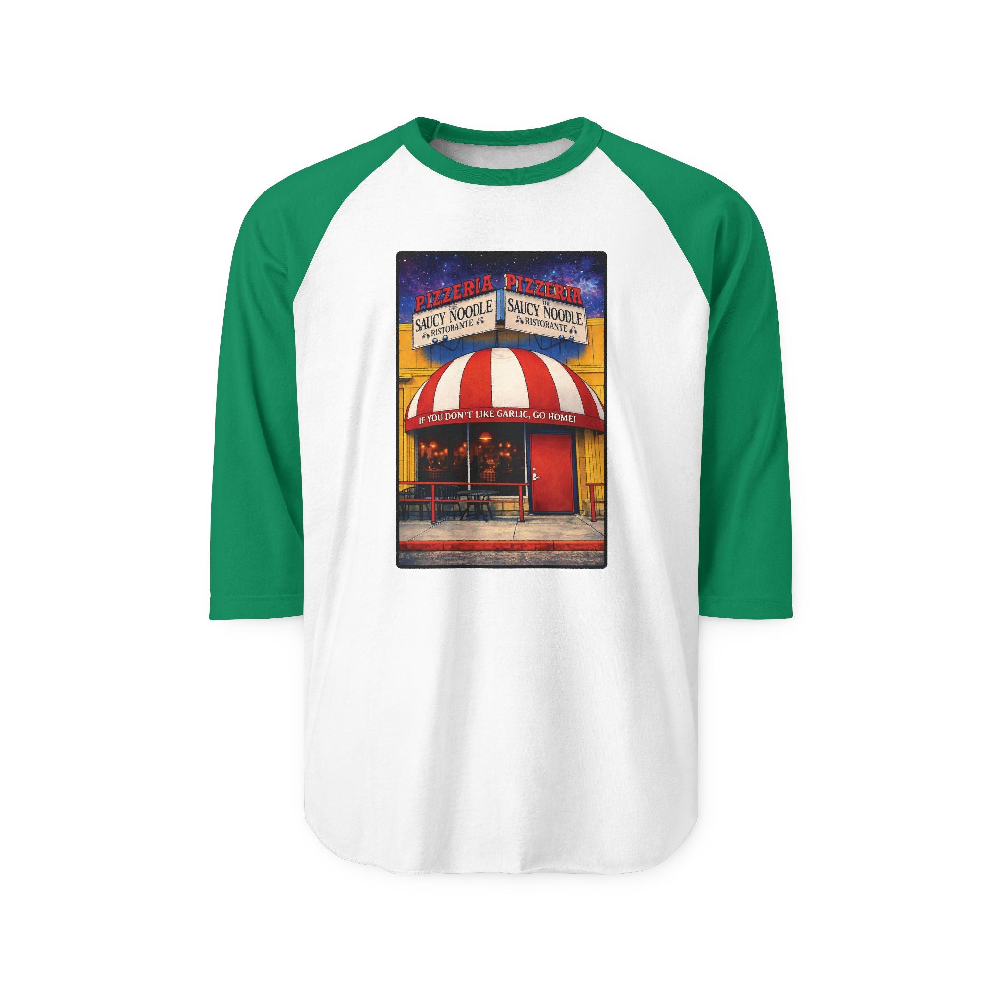SAUCY NOODLE | Retro Baseball Tee