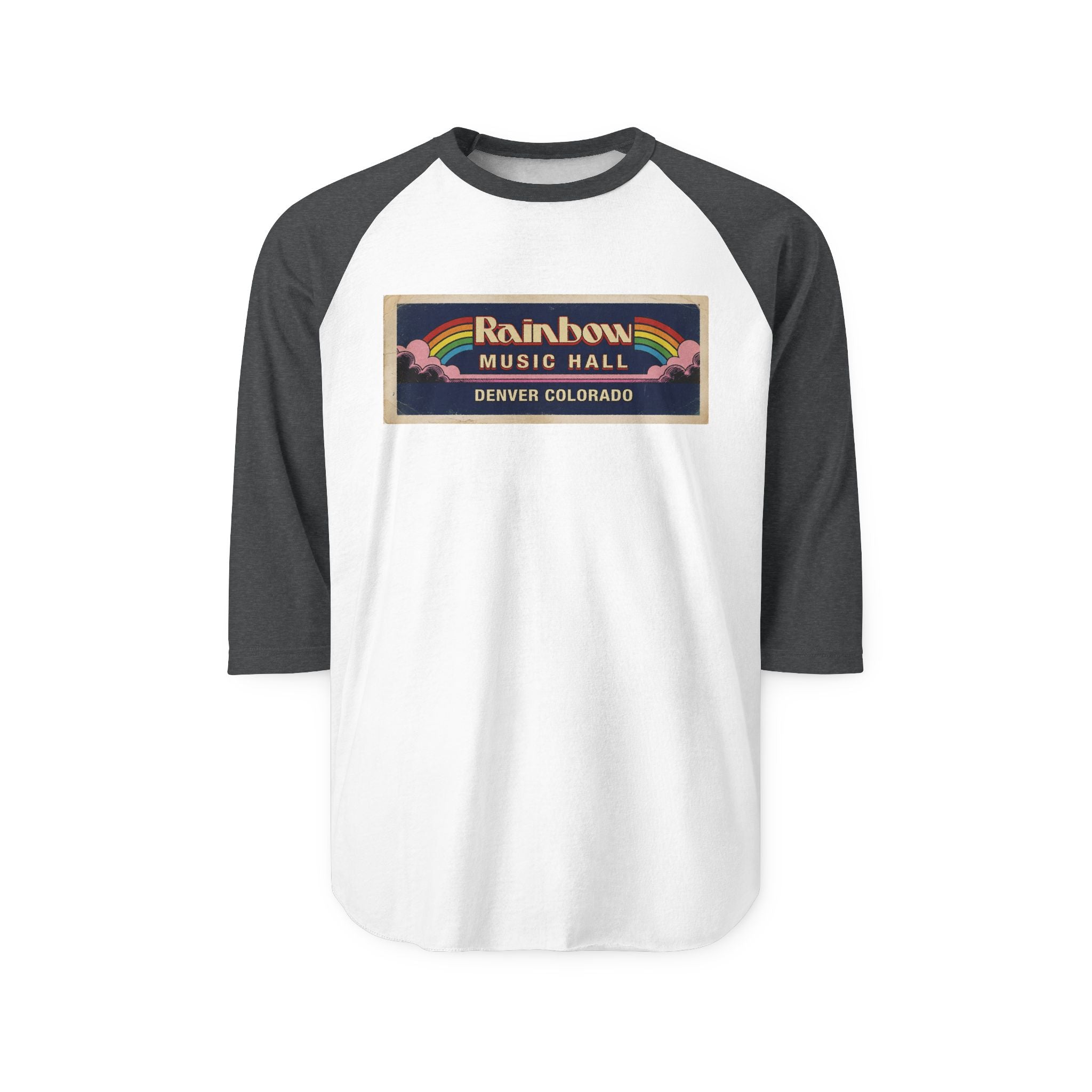 RAINBOW MUSIC HALL | Retro Baseball Tee