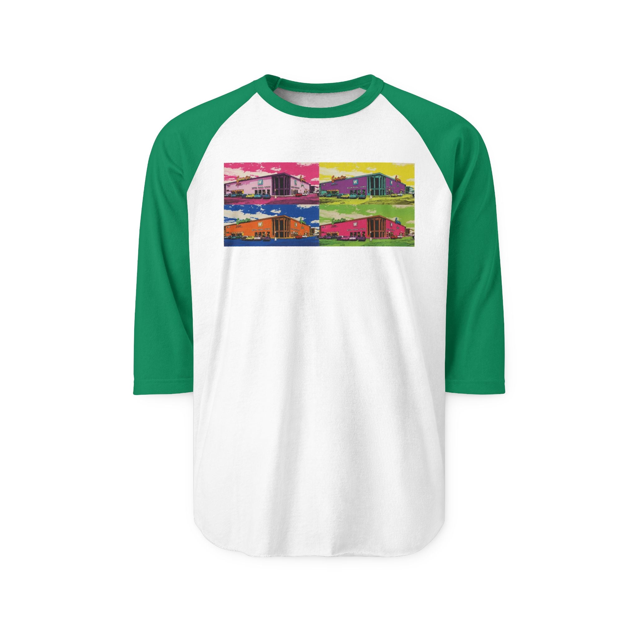 CINDERELLA CITY MALL COLLAGE | Retro Baseball Tee